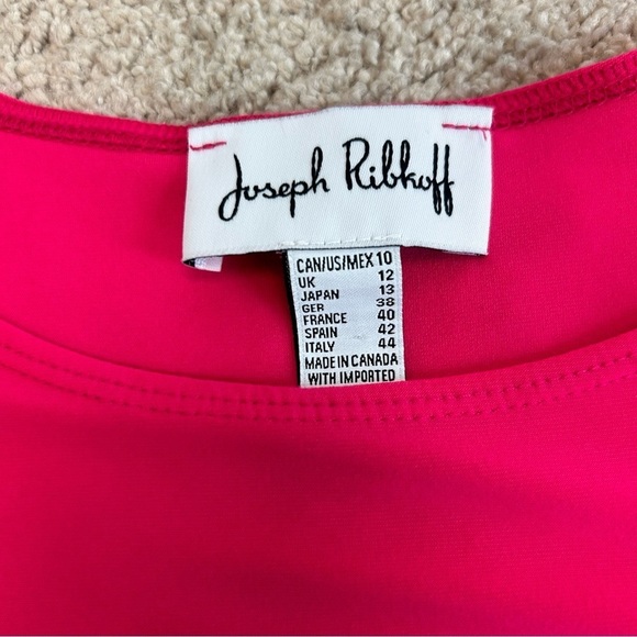 JOSEPH Ribkoff fuchsia pink tank camisole blouse sleeveless Sz 10 - Picture 6 of 10